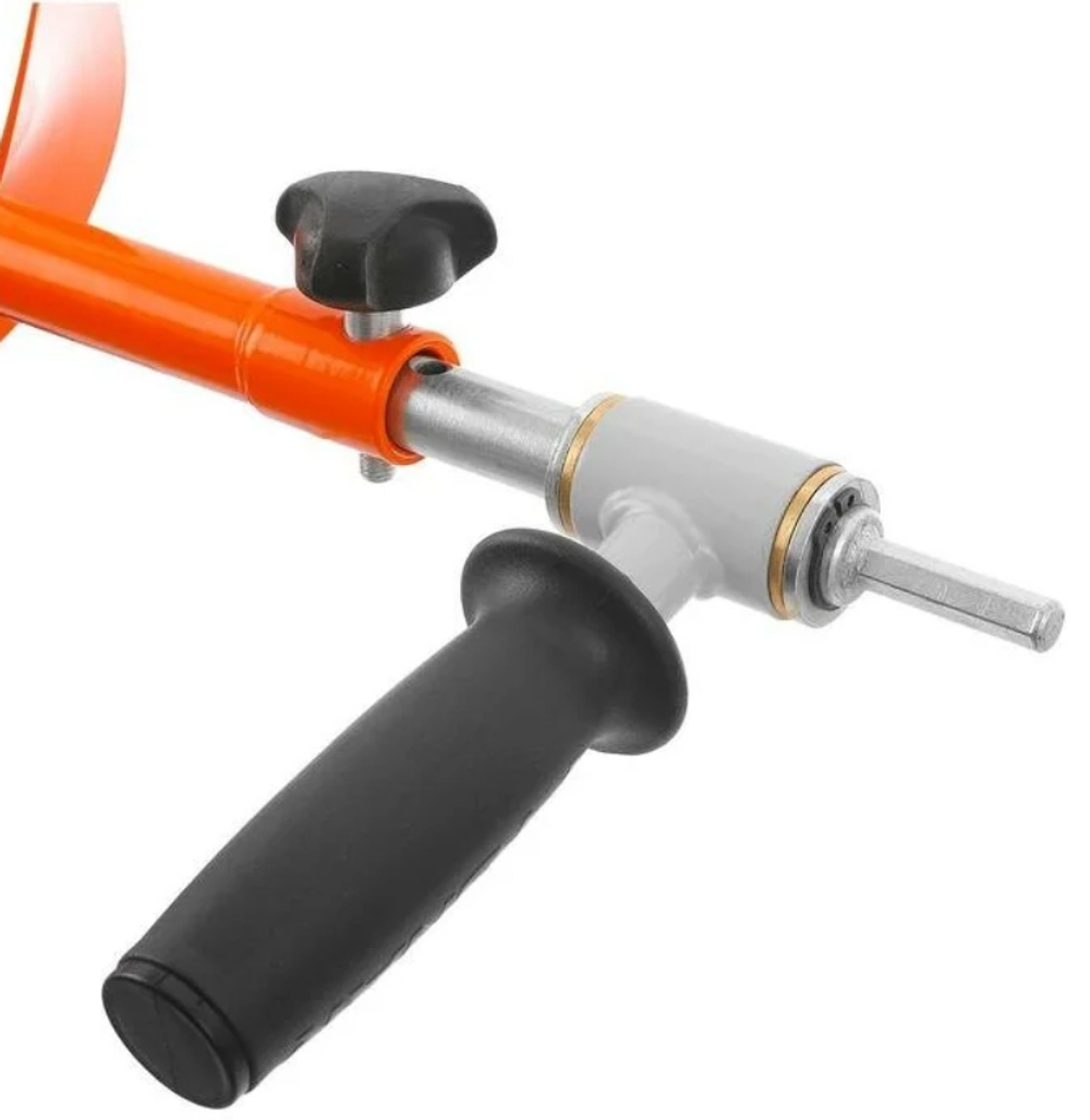 Комплект под мотобур Тонар MOTOSHTORM 150R (шнек+адаптер АШ-02+молоточек), 150мм