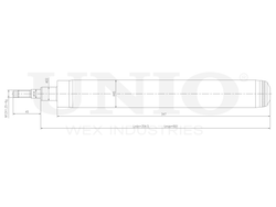 Амортизатор масляный передней подвески UNIO SAB-20039