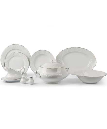 Tunisie Porcelaine Сервиз столовый 25 предметов на 6 персон Vendange Filet Or, лиможский фарфор