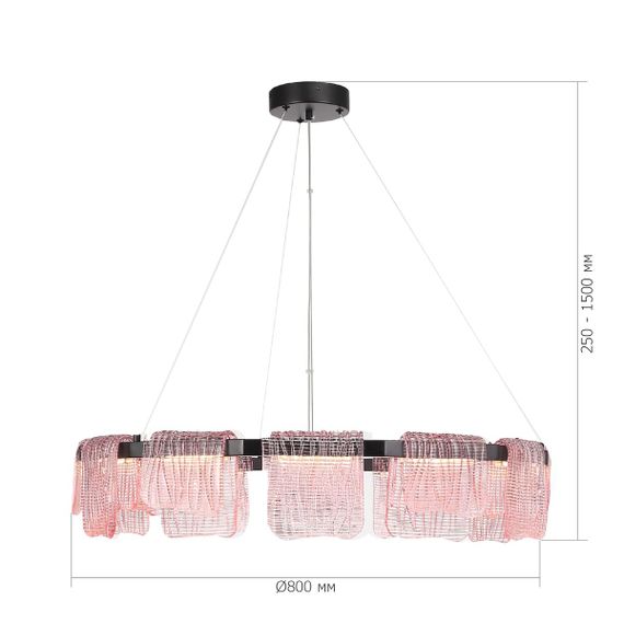 Подвесной светодиодный светильник ST Luce Voile SL6021.403.66