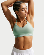 Nike Indy с легкой поддержкой Женский спортивный бюстгальтер с вставками и регулируемыми бретелями - NIKE