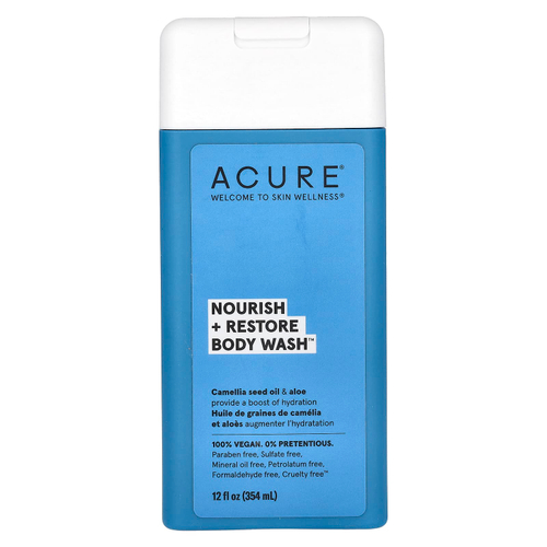 ACURE, гель для душа, питание и восстановление, масло из семян камелии и алоэ, 354 мл (12 жидк. унций)