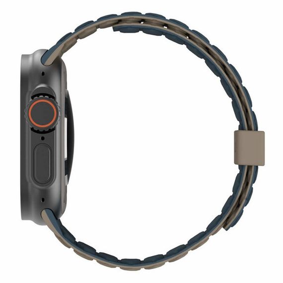 Ремешок силиконовый UAG Pathfinder Silicone для Apple Watch 49/45/44/42 мм Dune/Cloud Blue (194161118051)