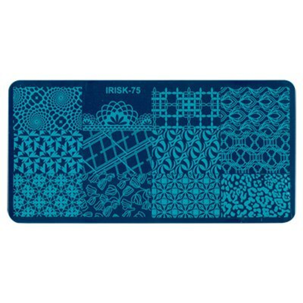 Трафарет для стемпинга металлический 75