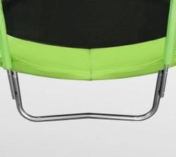 ARLAND Батут 14FT с внутренней страховочной сеткой и лестницей (Light green)