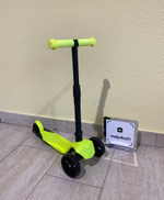 Самокат трехколесный Лимонный флюр 004-2051 Alfa Mini R