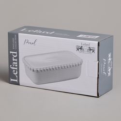 ПАШТЕТНИЦА LEFARD "PEARL" С КРЫШКОЙ ПРЯМОУГ. 18,5*9,5*5,5 СМ 400 МЛ