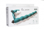 Вибронасадка для двойного проникновения Pure Passion Bunny Green (Цвет: зеленый)