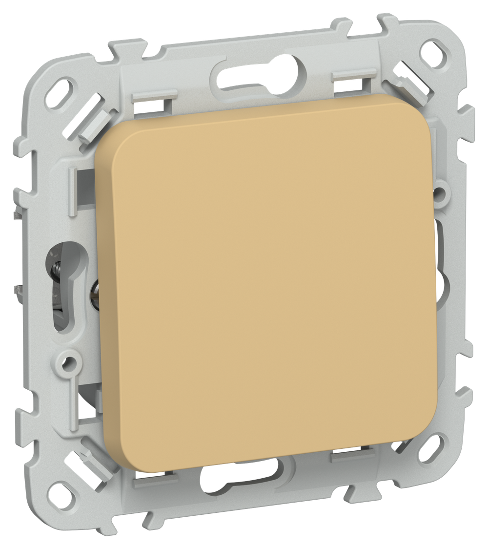 FLITE Выключатель 1-клавишный перекрестный 10А ВС71-1-0-ФлШм шамуа IEK