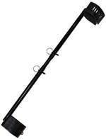 Регулируемая распорка на руки или лодыжки с замочками (Цвет: черный)