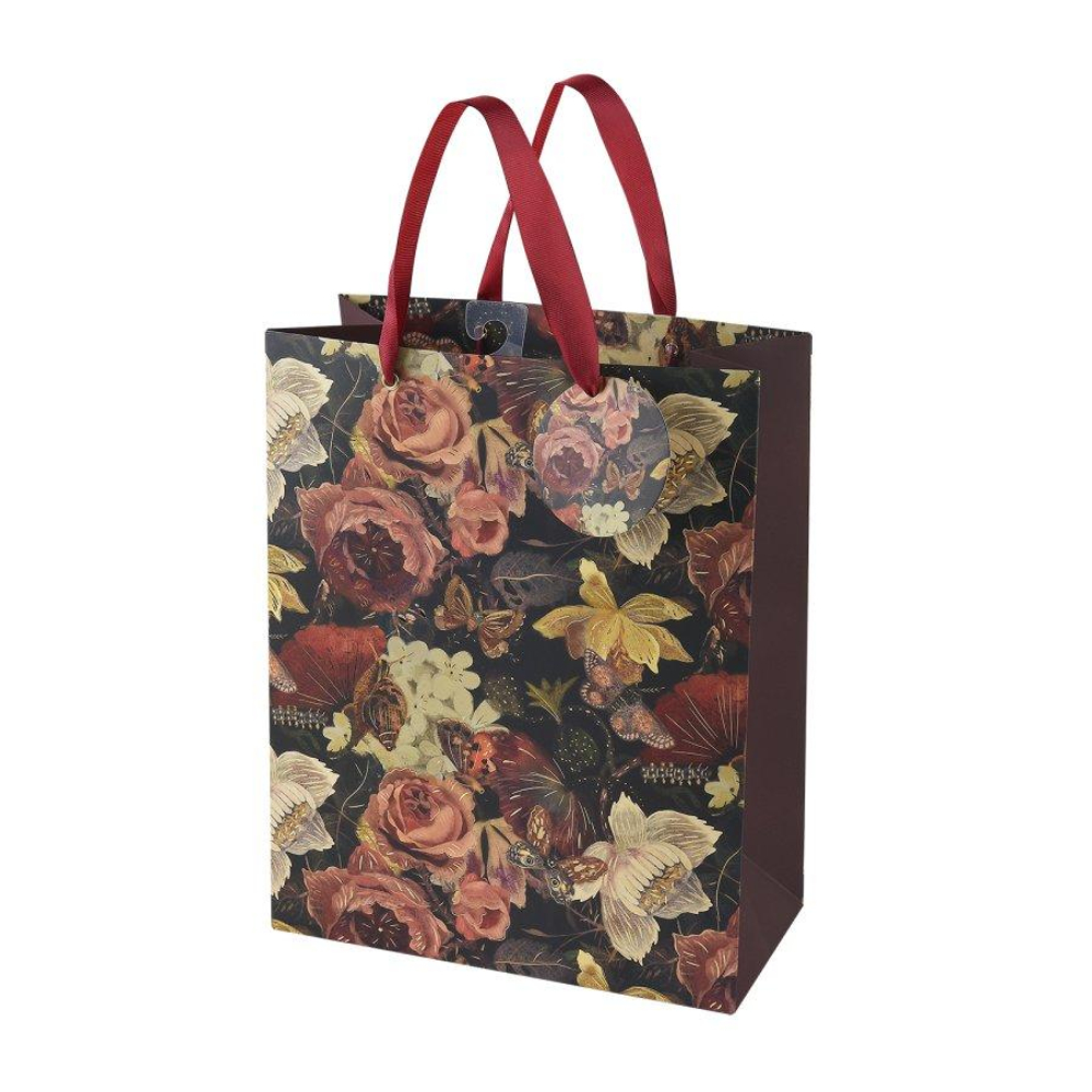 Пакет подарочный L, 26х32,4х13см. Premium "Flora. Lush bouquet" (BrunoVisconti)