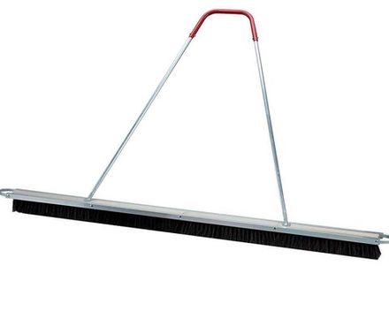 Швабра для уборки грунтового корта с заменой щетки