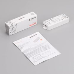 INTELLIGENT ARLIGHT Диммер SMART-PWM-102-72-SH-PD-SUF (12-36V, 2x5A, TUYA BLE, 2.4G) (IARL, IP20 Пластик, 5 лет) 038545