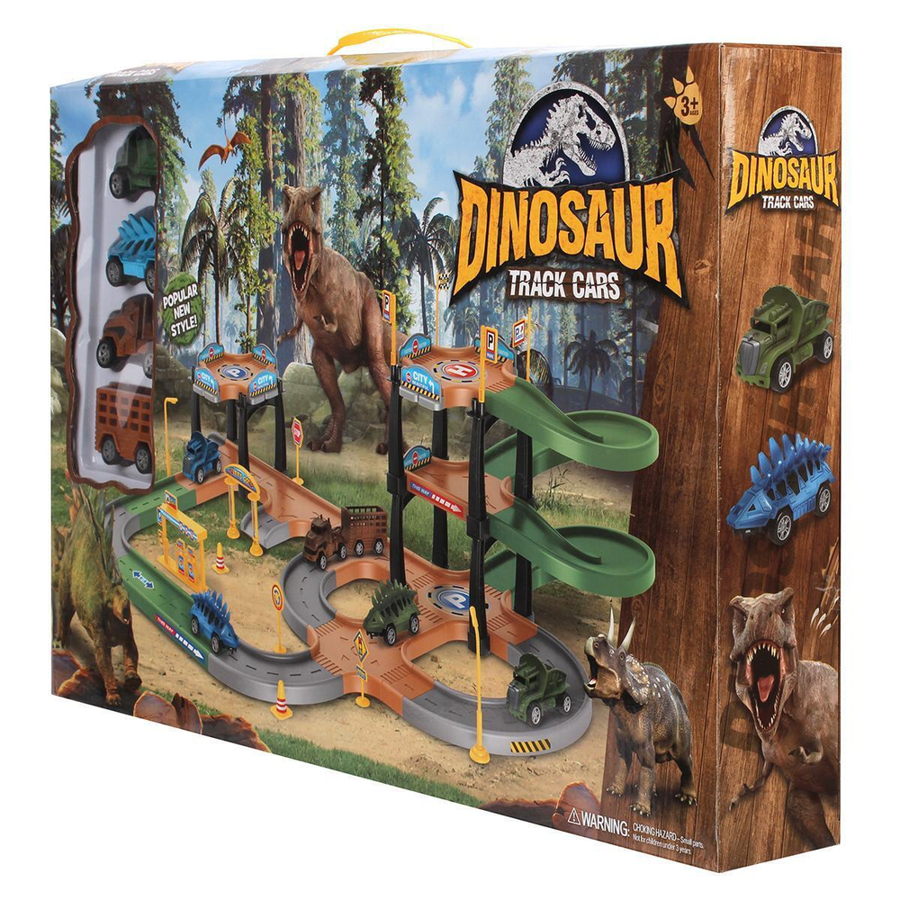 Парковка с транспортом, коробка 757-38