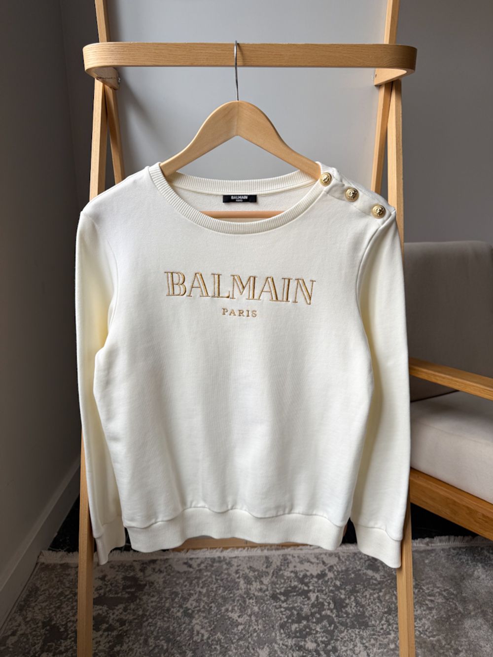Хлопковый свитшот Balmain, 158