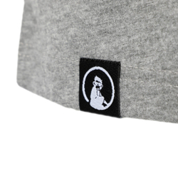 Мужское теннисное поло Quiet Please Baseline Logo T-Shirt Men - Grey, White