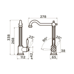 Смеситель Omoikiri Toshima-SI