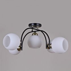 Потолочная люстра ILLUMICO  IL0250-5CSQ-79 BK AB