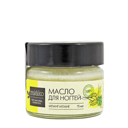 Масло для ногтей иланг-иланг укрепляющее и отбеливающее 15 мл