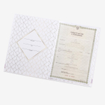 9157306 Папка для свидетельства о рождении «Нашей девочки», А4