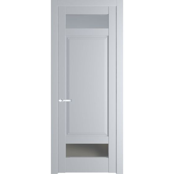 Межкомнатная дверь эмаль Profil Doors 4.3.4PD лайт грей остеклённая