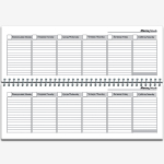 Еженедельник недатированный формат 100*295 на металлическом гребне "Государственная Символика"