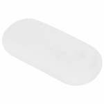 Ластик BRAUBERG "Oval", 55х23х10 мм, белый, ( 3 штуки ), овальный.