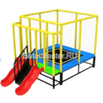 Батутная арена "Сказка" с двумя горками 3,5x3x2,3 м