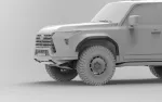 Карбоновые расширители арок для Lexus GX 550 GX550 2024+ Лексус обвес накладки