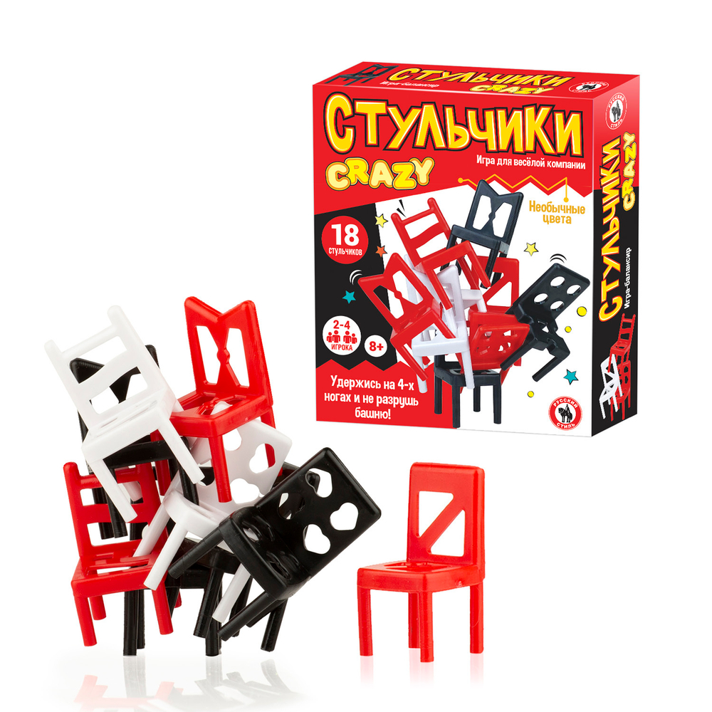 Игра настольная "Стульчики. Crazy" 8+