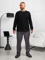 Джемпер мужской Генри-3 Виотекс ЧЁРНЫЙ