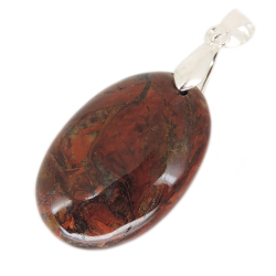 Кулон "Овал" питерсит асс