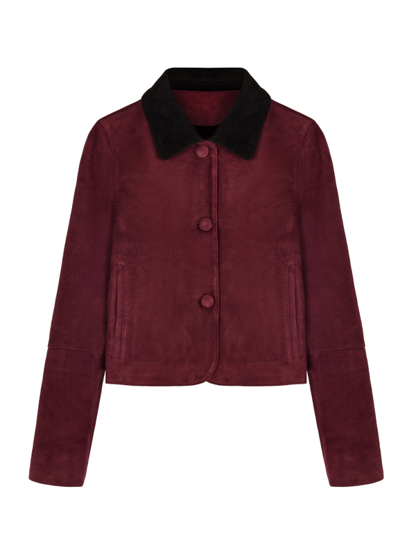 Jacket JACQUELINE cherry color