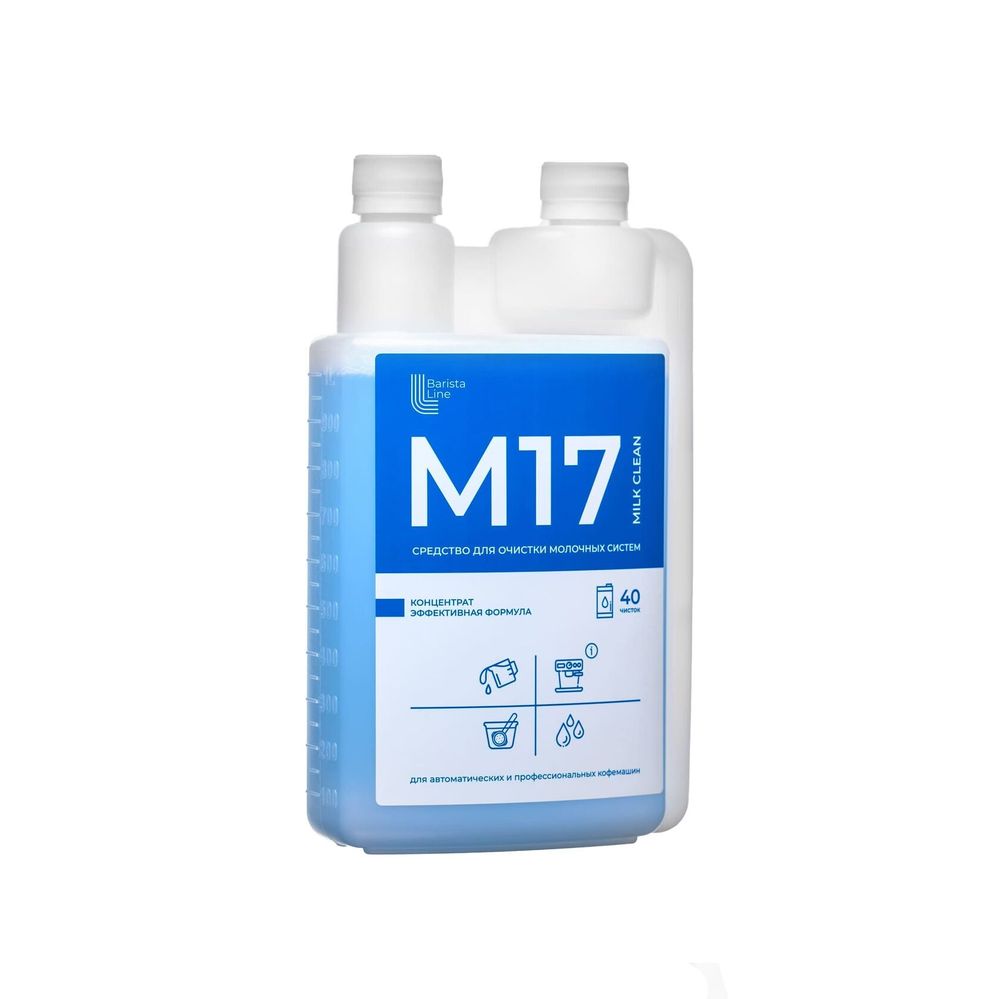 Barista Line М17 Средство для очистки молочных систем, флакон с дозатором 1л.