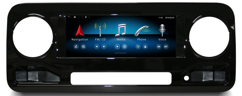 Магнитола для Mercedes Sprinter 907 2018+ (взамен 7"/10")- Carmedia MRW-7809 на Android 10, 6Гб+128Гб, CarPlay, 4G SIM-слот