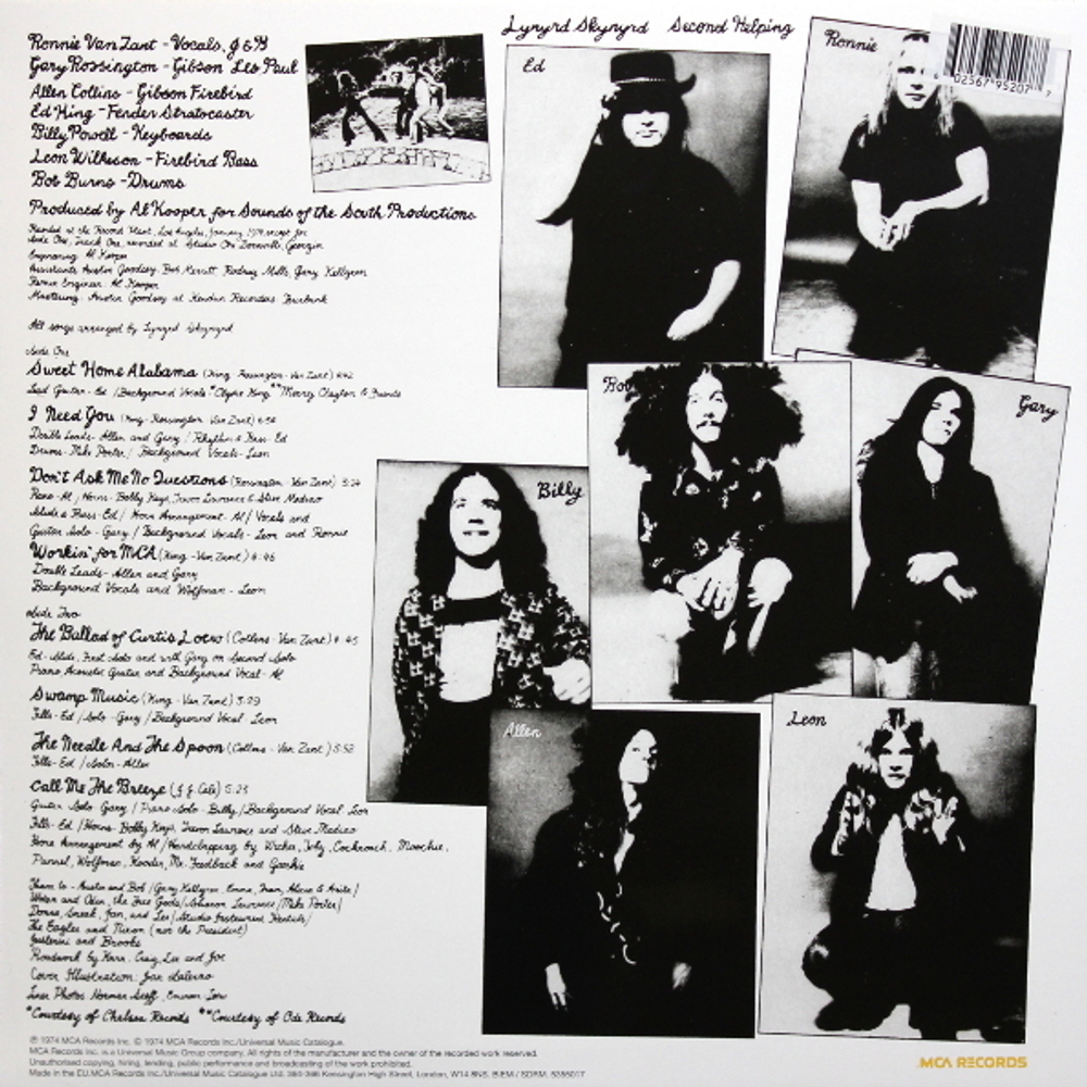 Lynyrd Skynyrd / Second Helping (Coloured Vinyl)(LP)