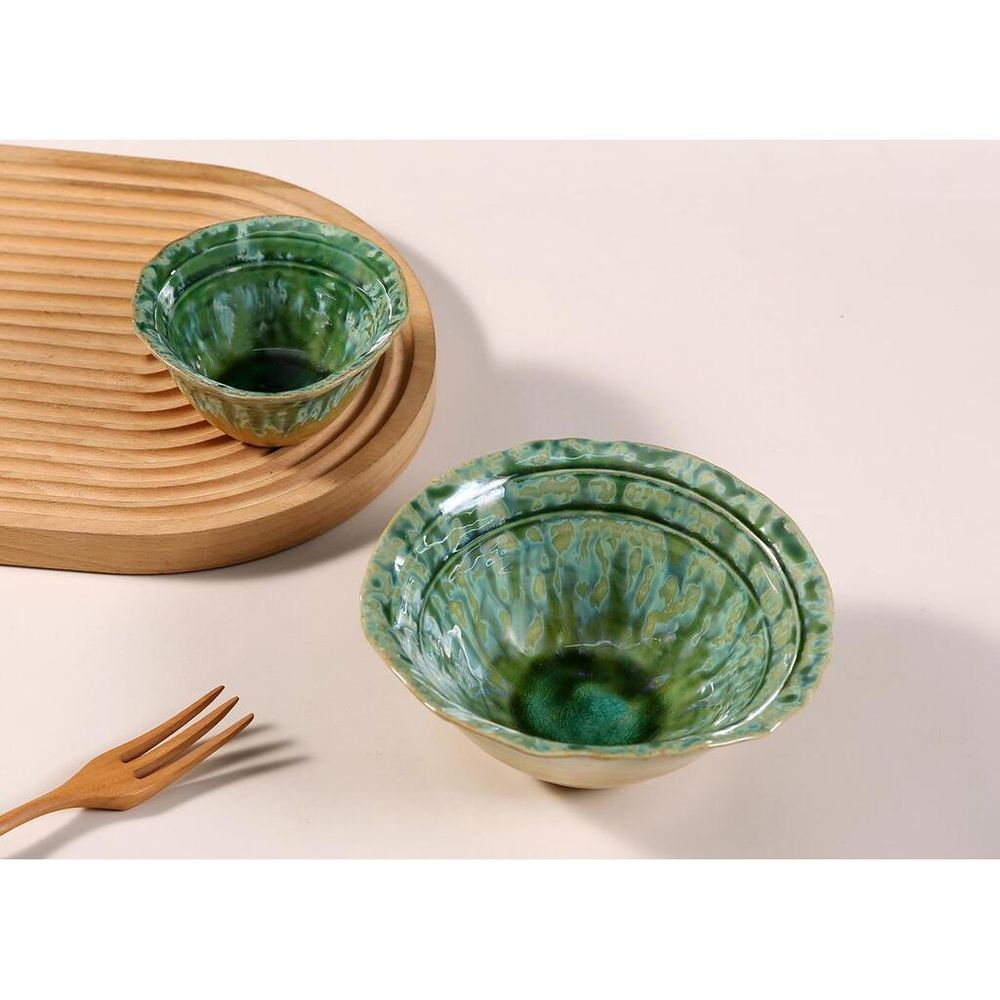 Салатник 500 мл 17,5*16 см h7,5 см Green Flower Frutti di Mare P.L. [1]