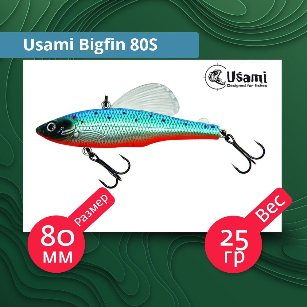 Воблер для рыбалки Usami Bigfin