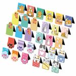 Закладки для книг МАГНИТНЫЕ, "ЯРКИЙ МИКС", комплект 30 штук, 35x25 мм, FUNSTER (ФАНСТЕР), 116657