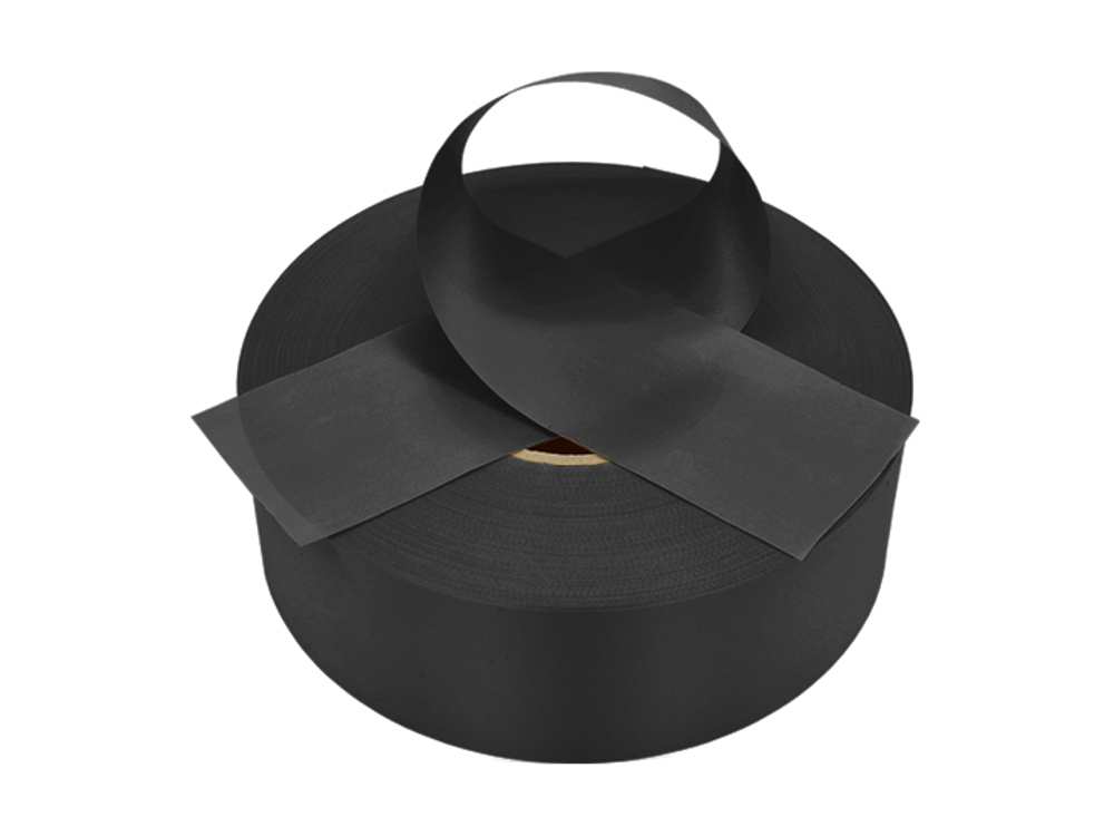 Лента плиссированная для наградных розеток. 105 черная