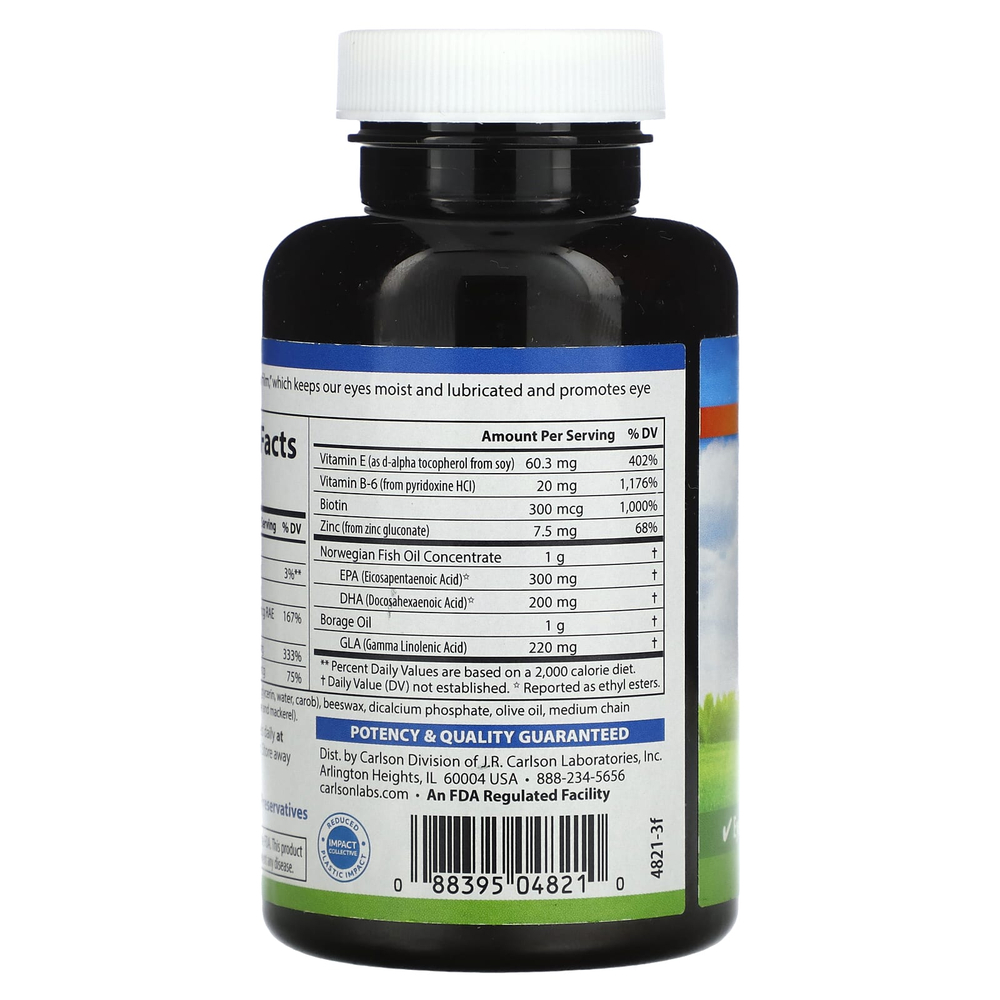 Carlson, Moistur-Eyes`` 90 мягких таблеток