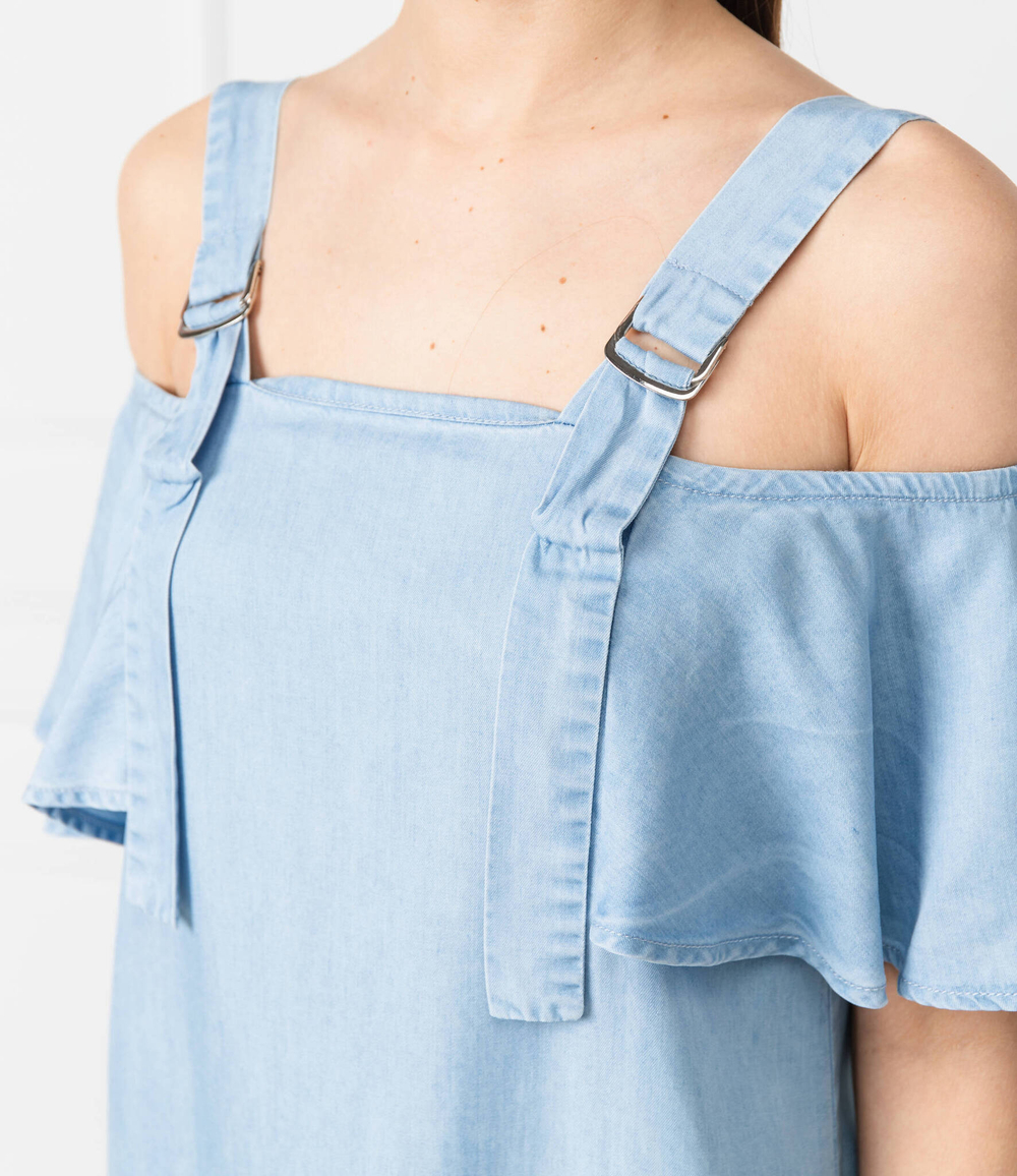 платье lana GUESS - голубой(W82K00 D2GZ0)