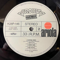 Винтажная виниловая пластинка LP Krokus Hardware (Japan 1981) (No Obi)