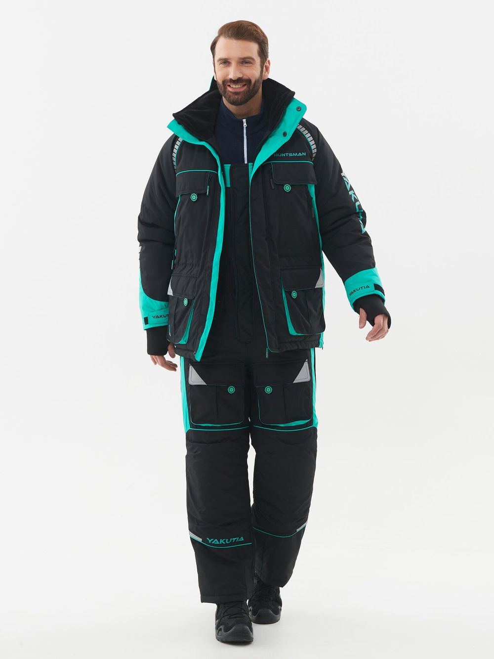 Костюм зимний Yakutia ткань Galaxy Breathable цвет Черный