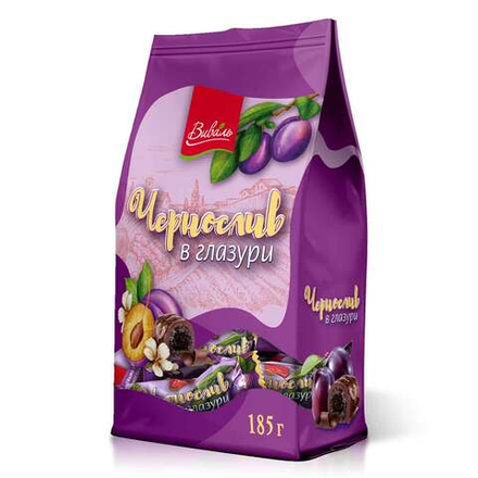 ВИВАЛЬ Чернослив в глазури 185 г