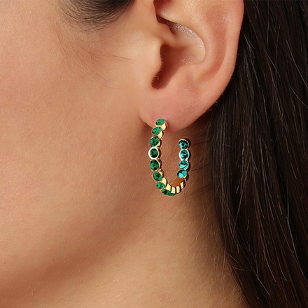 Серьги Dyrberg Kern HOLLY SG GREEN 390107