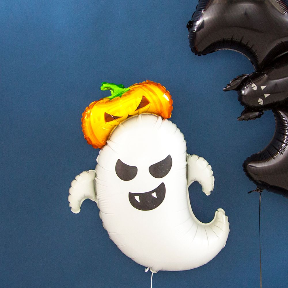 Шар (32''/81 см) Фигура, Привидение на Хэллоуин, 1 шт.