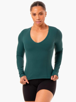 Топ RYDERWEAR NKD Align Long Top Teal