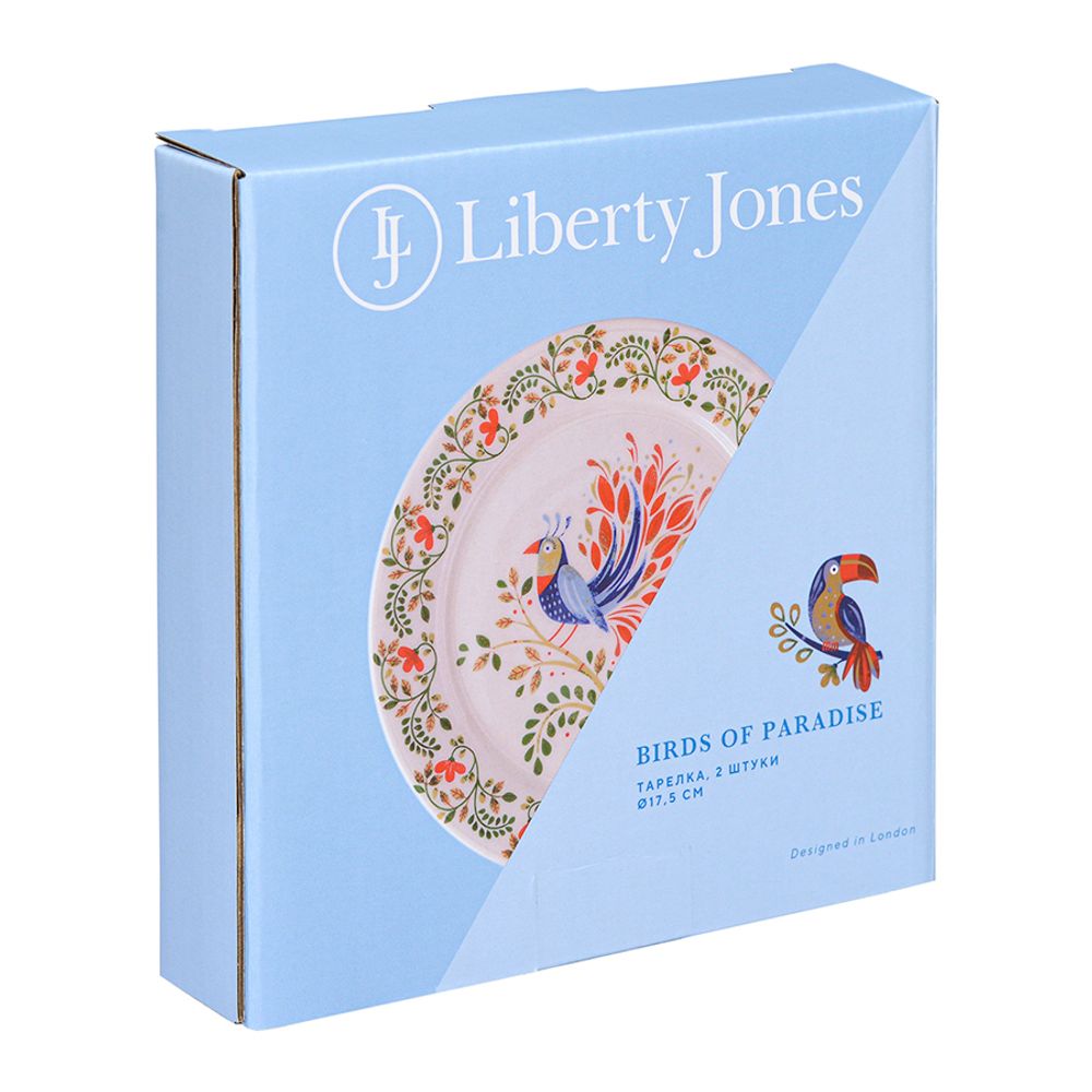 Набор тарелок Toucan из коллекции Birds of Paradise в подарочной упаковке, Ø18 см, 2 шт.