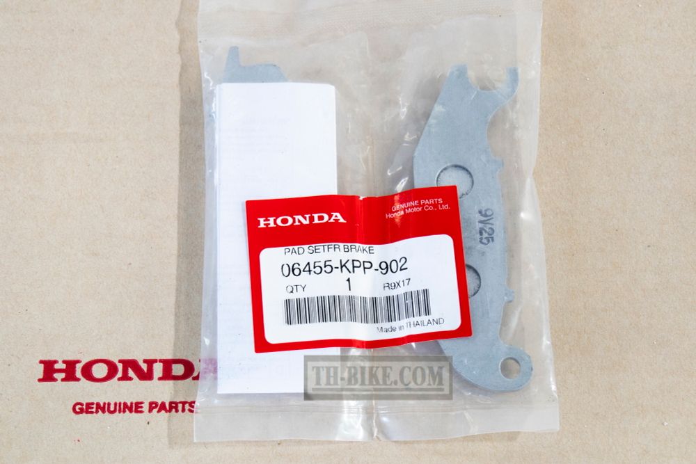 06455-KPP-901. 06455-KPP-902.PAD SET, FR. Brake pads front Honda CBR125, CBR150, MSX125, Monkey125, Grom